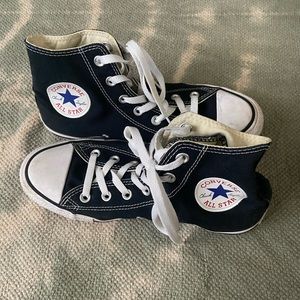 Black Hightop Converse Shoes